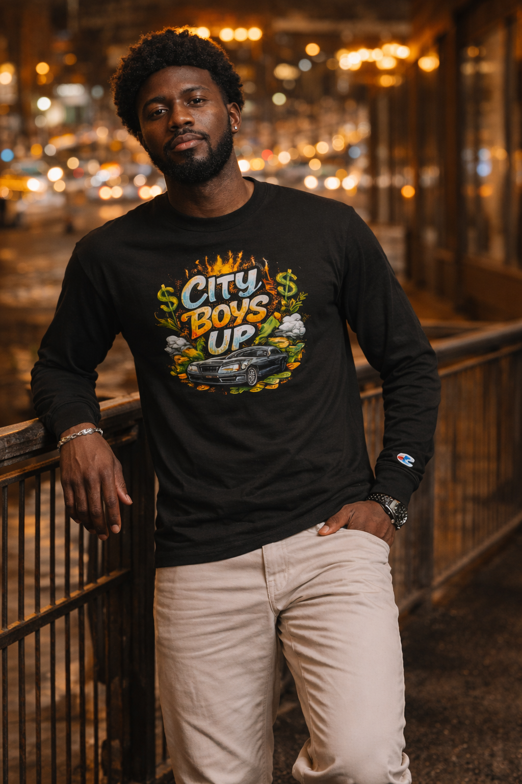 City Boy X Champion Long Sleeve Shirt (SOLD OUT)
