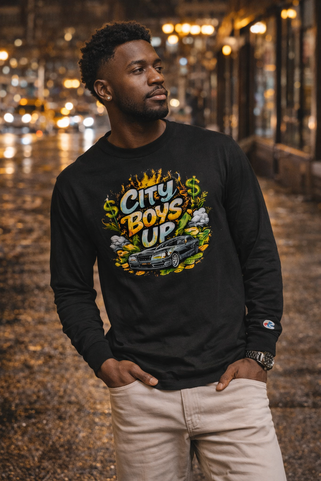 City Boy X Champion Long Sleeve Shirt (SOLD OUT)