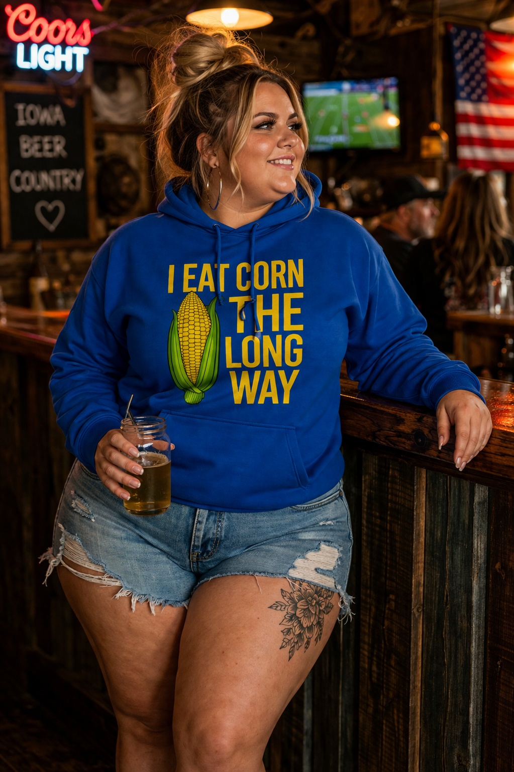 I Eat Corn The Long Way T-Shirt – Funny Adult Humor Graphic Tee
