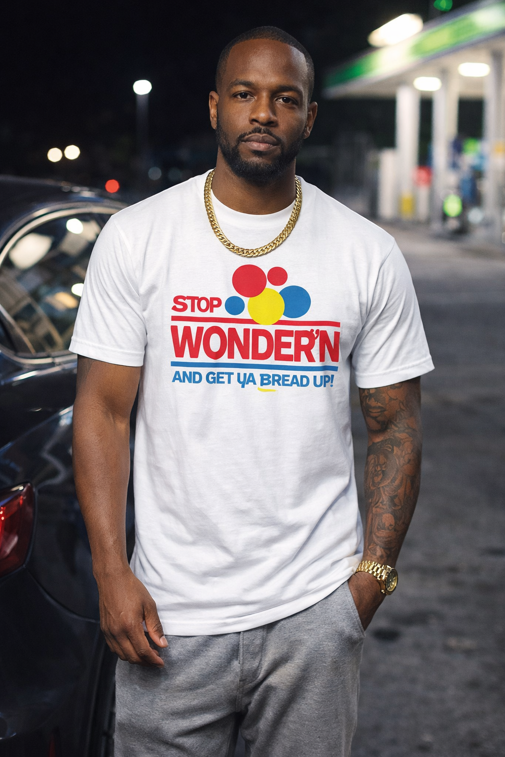 Stop Wonder’n — Get Ya Bread Up Tee