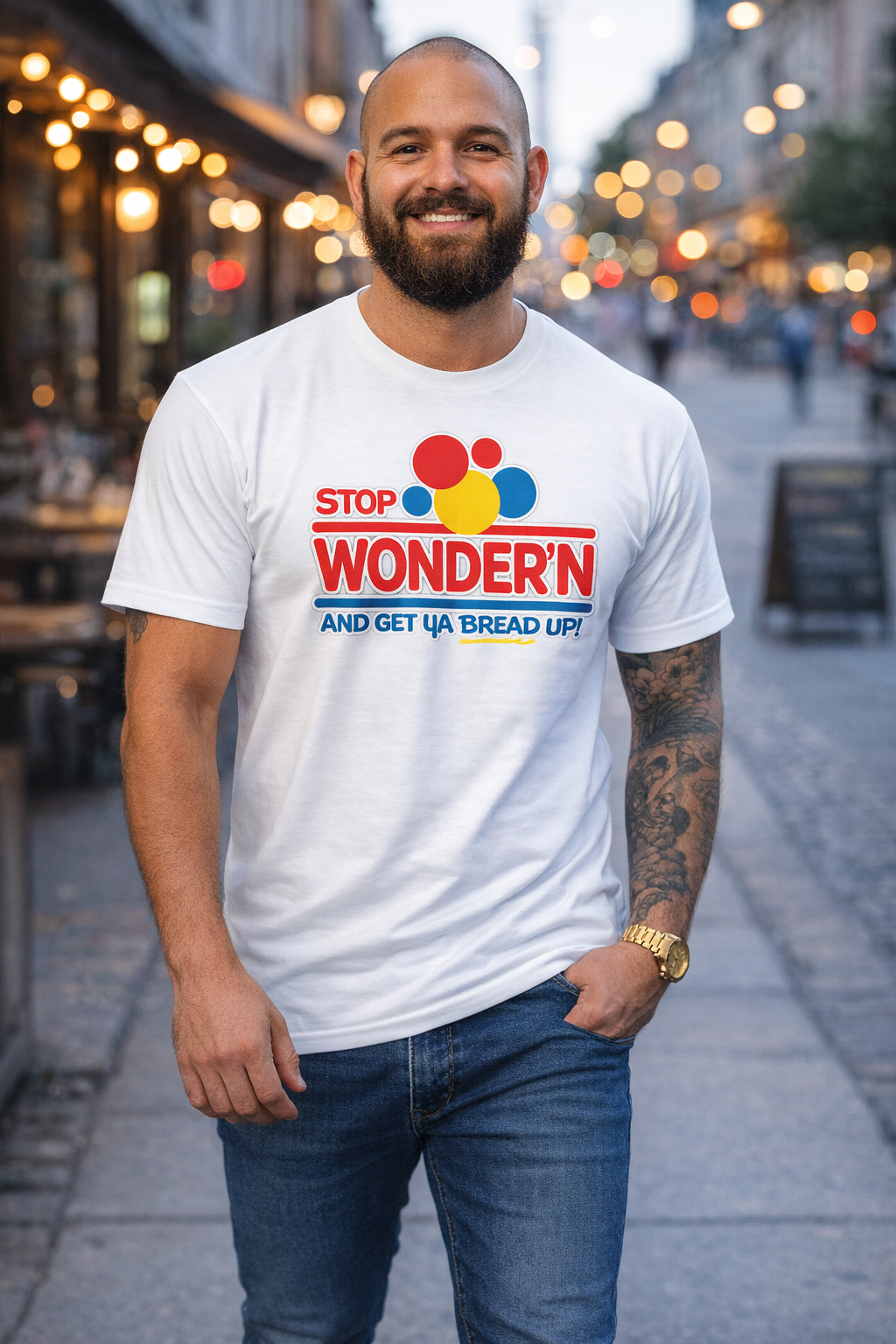 Stop Wonder’n — Get Ya Bread Up Tee