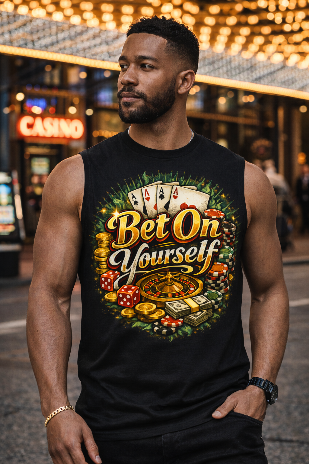 Bet On Yourself Muscle Shirt