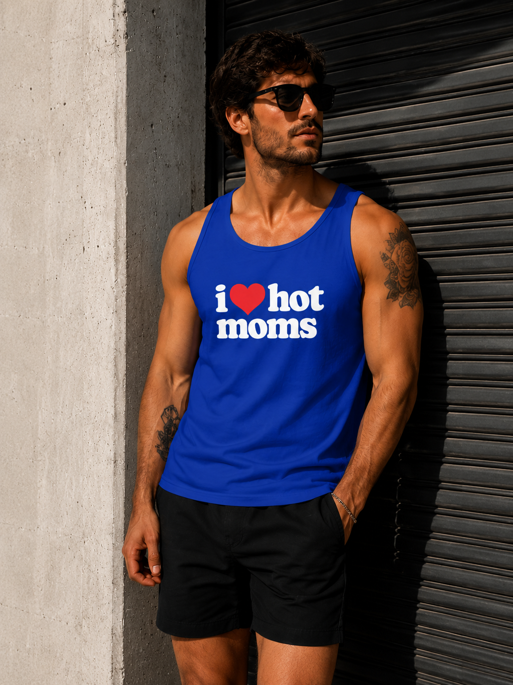 I ❤️ Hot Moms Retro Tank Top